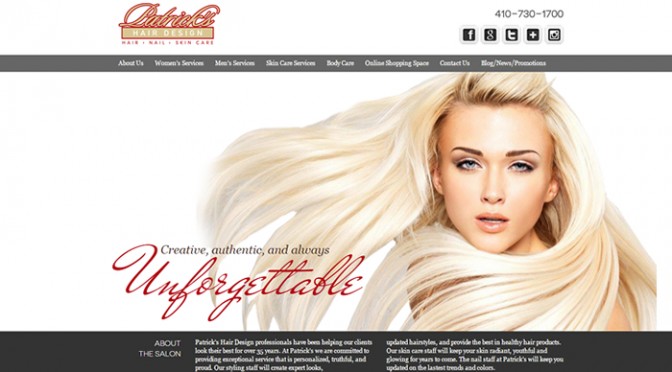 Patrick’s Hair Design Goes LIVE